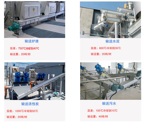 水冷螺旋輸送機(jī)應(yīng)用