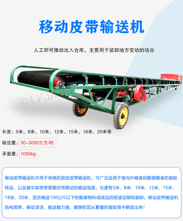 移動皮帶輸送機(jī)介紹