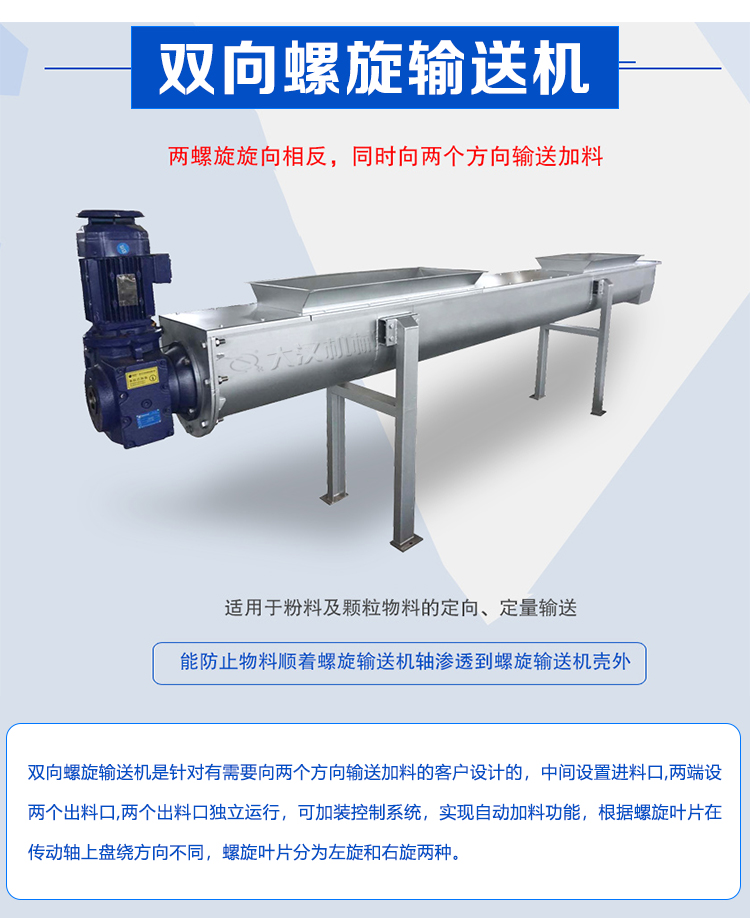 雙向螺旋輸送機(jī)介紹